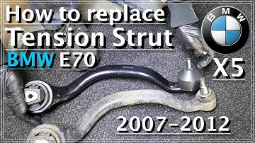 How to replace bad tensioner control arm on BMW X5 E70 / DIY