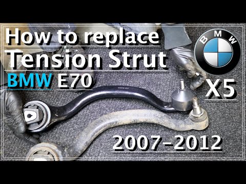 How to replace bad tensioner control arm on BMW X5 E70 / DIY