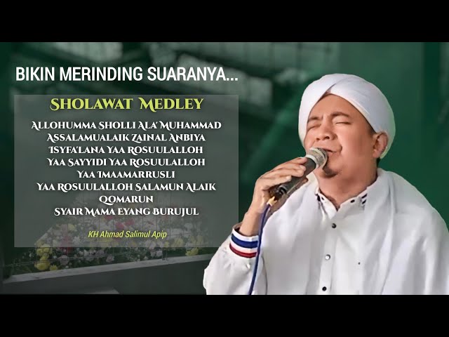 SUARANYA MERDU SEKALI ‼️Full Sholawat KH Ahmad Salimul Apip | Haul Akbar Mama Eyang Burujul class=