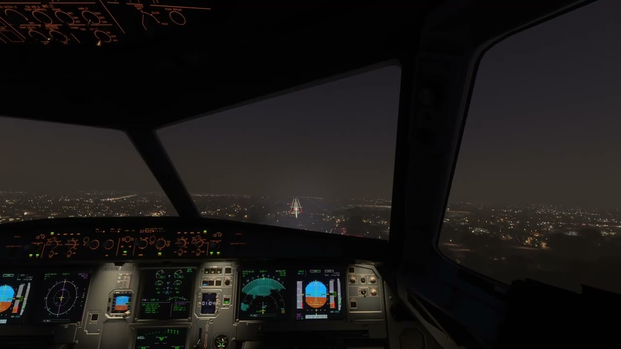 Brouillard à Mumbai (VABB) : Atterrissage Air India A320 | Low Visibility Landing