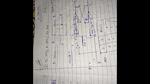 D-latch ( D flip flop ) using enable