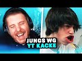 Unge REAGIERT auf Jungs WG - YouTube Kacke 🏘️ ungespielt Reaktion