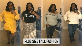 INSIDE THE DRESSING ROOM GIRL WITH CURVES X LANE BRYANT| PLUS SIZE FALL FASHION