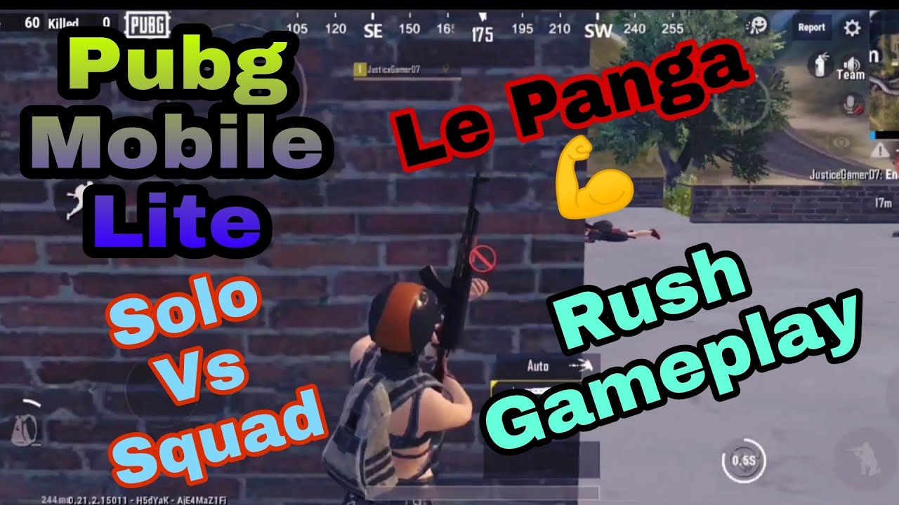 Pubg Mobile Lite Solo Vs Squad Rush Gameplay The End 🔥| Solo Vs Duo ...