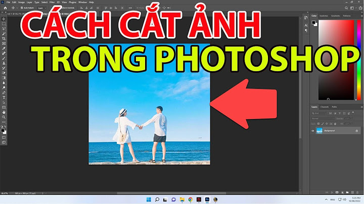 Hướng dẫn cắt hình photoshop cs6 cơ bản