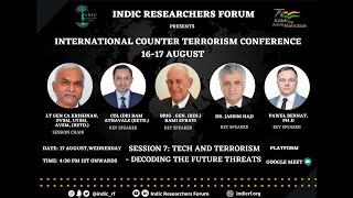 Tech and Terrorism: Decoding the Future Terror Threats | ICTC 2022 | Indic Researchers Forum