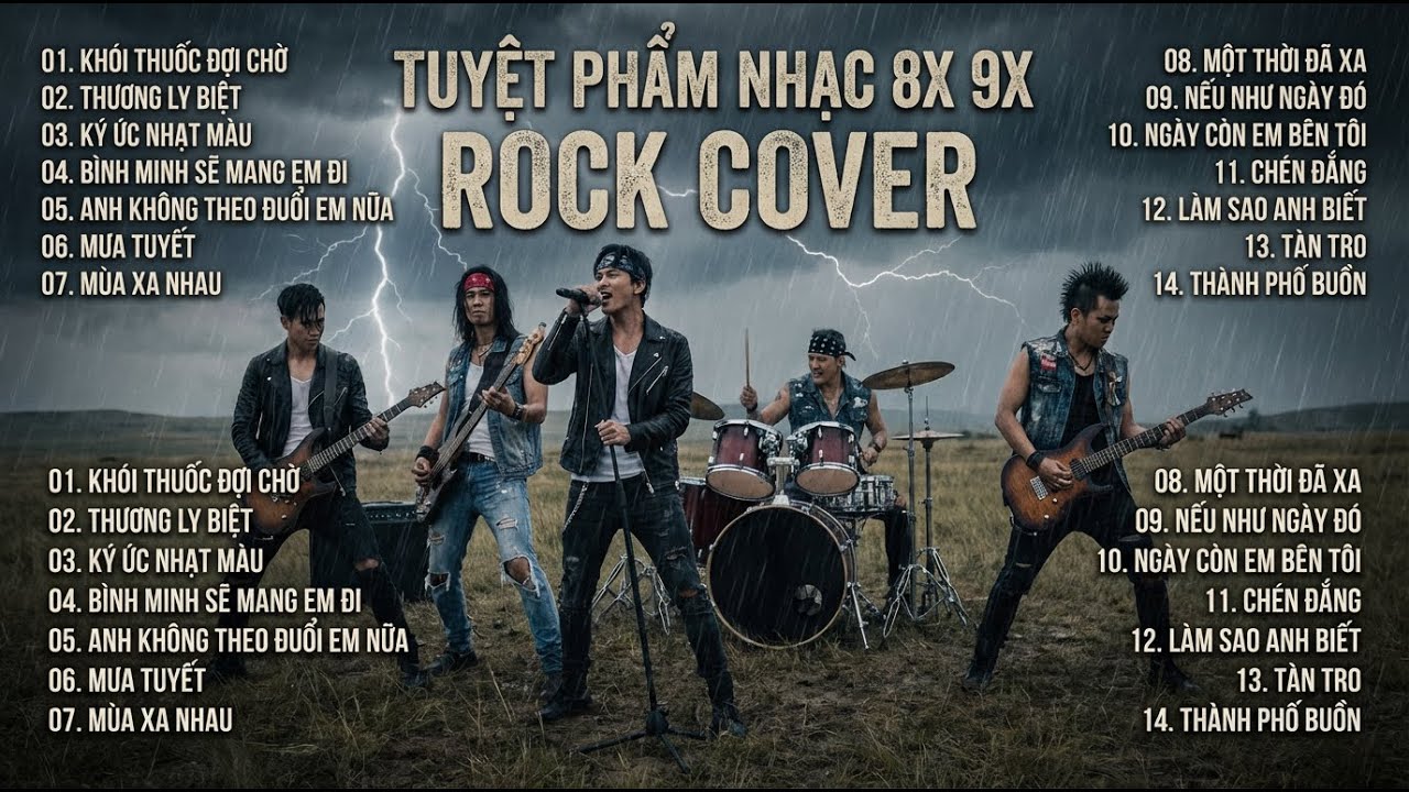 Tuyệt Phẩm Nhạc Rock 8x 9x 🔥 Khói Thuốc Đợi Chờ - Ký Ức Nhạt Màu - Bình Minh Sẽ Mang Em Đi