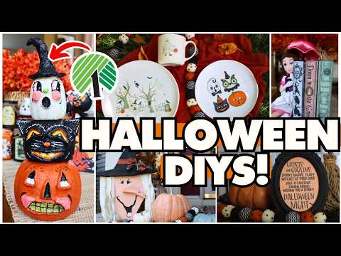 Thumbnail for Halloween DIYs You'll Want to STEAL! Dollar Tree Vintage + Haunted Mansion Crafts