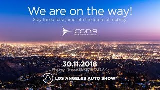 Icona Design Group debut @ Los Angeles Auto Show 2018 - CEO invitation