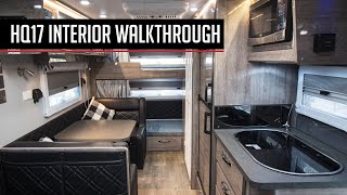 Walkthrough the Inside of HQ17 - Black Series Camper; Caravans, trailers and campers