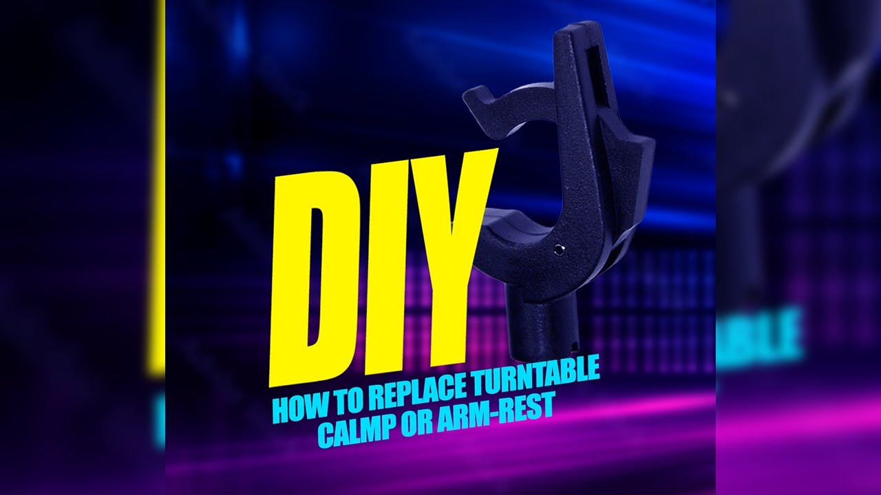 (DIY)How to Replace Turntable clamps / arm rests