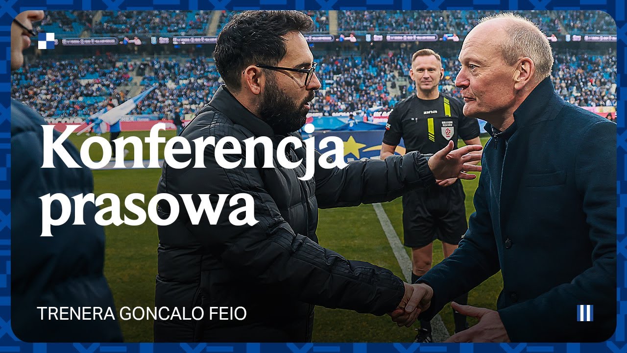 KONFERENCJA PRASOWA | Trener Goncalo Feio po meczu z Lechem Poznań