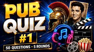The Ultimate Pub Quiz #1 🧠 | 50 Questions, 5 Rounds – Can You Score 40/50? General Knowledge screenshot 2