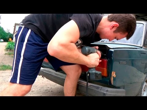 Как установить спойлер на ваз 2107