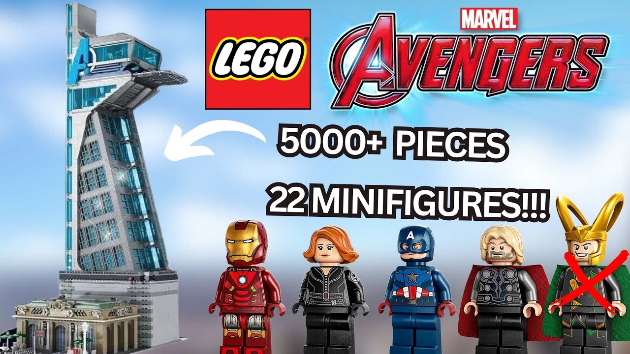 LEGO AVENGERS TOWER 2023 - BIGGEST MARVEL SET EVER? 