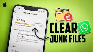 How to Free Up WhatsApp Storage on iPhone | Clear WhatsApp Junk Files & Cache screenshot 2