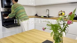 Ep.4 - 11 VINEGAR LIFE HACKS you should know! Healthy Lifestyle.   Sustainability