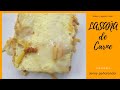 LASAÑA DE CARNE MOLIDA Y SALCHICHA ,lasagna recipe.