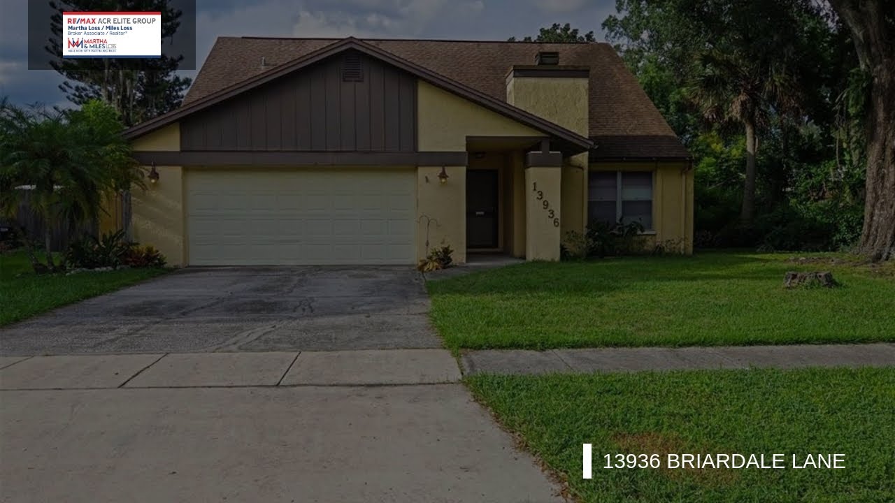 13936 BRIARDALE LANE TAMPA Real Estate YouTube