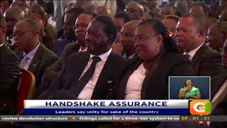 Kenyatta, Odinga tell off handshake critics