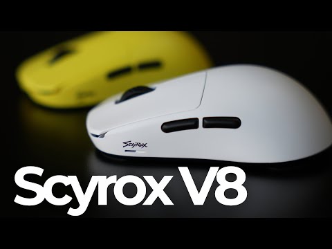 Scyrox V8 ワイヤレスゲーミングマウス SCYROX V8 2.4GHz ワイヤレス 両対応 8K対応 ゲーミングマウス