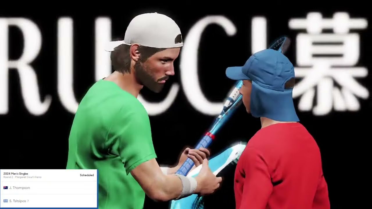 🔴LIVE TSITSIPAS VS THOMPSON • Australian Open 2024 • LIVE Tennis