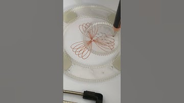 Making Flowers Designs with SPIROGRAPH RULER is at Another Level #spirograph