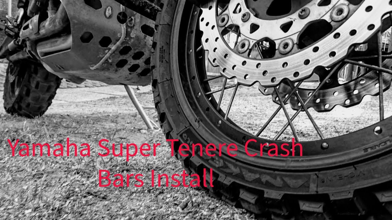 Adding crash bars to a Yamaha Super Tenere