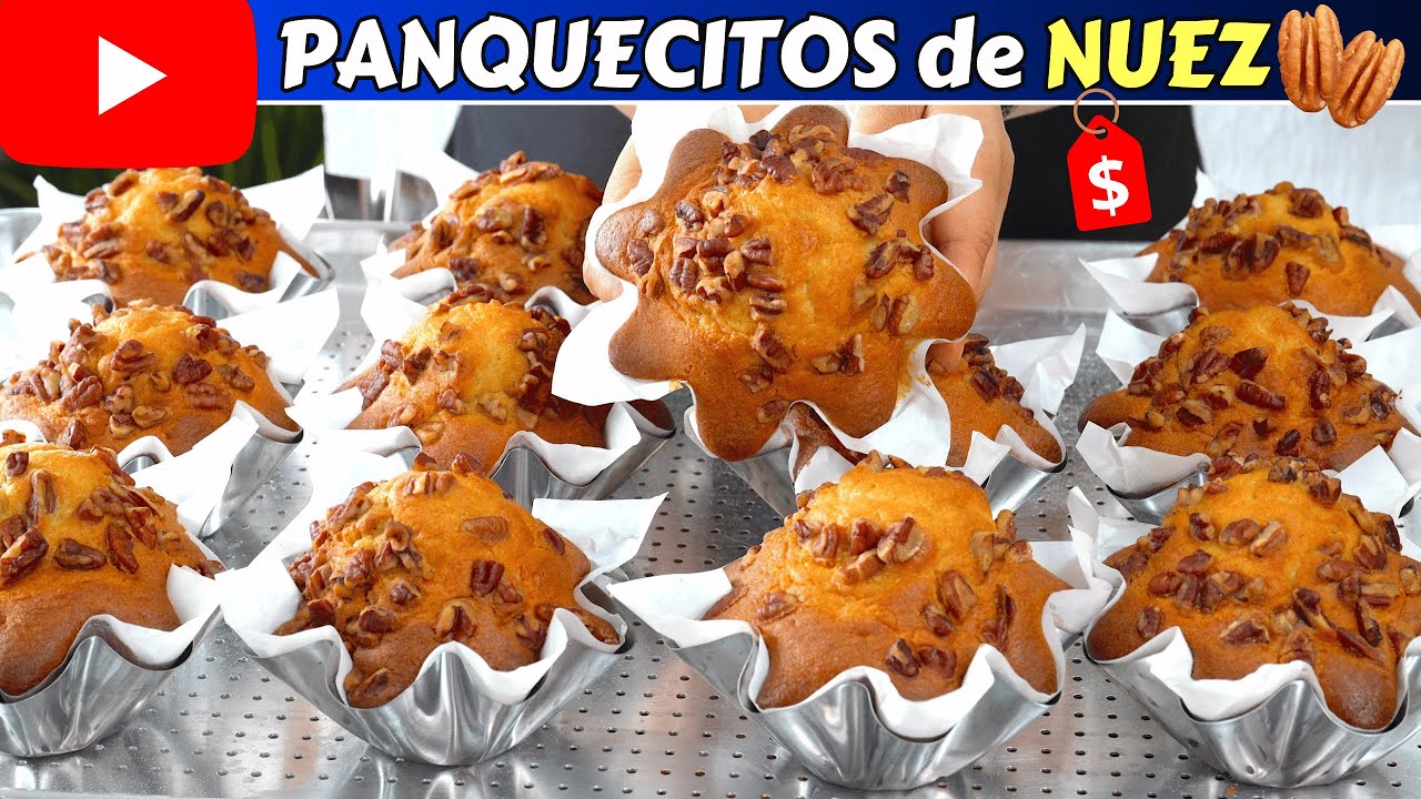 ✅PANQUECITOS de NUEZ Receta ECONÓMICA para EMPRENDER💰Dulce Hogar Recetas2024