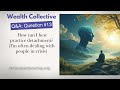 Question 13: How can I best practice detachment? (I'm often dealing with people in crisis)