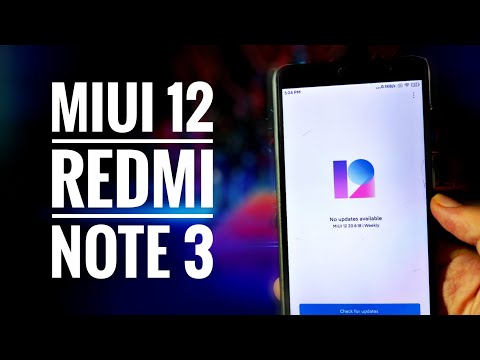 MIUI 12 for Redmi Note 3