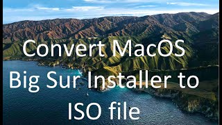 Convert a macOS Installer .app to ISO