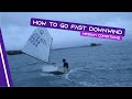 Optimist sailing  how to go fast downwind  medium conditions