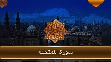 سورة الممتحنة كاملة آيات عظيمة من ليالي رمضان ١٤٤٦هـ