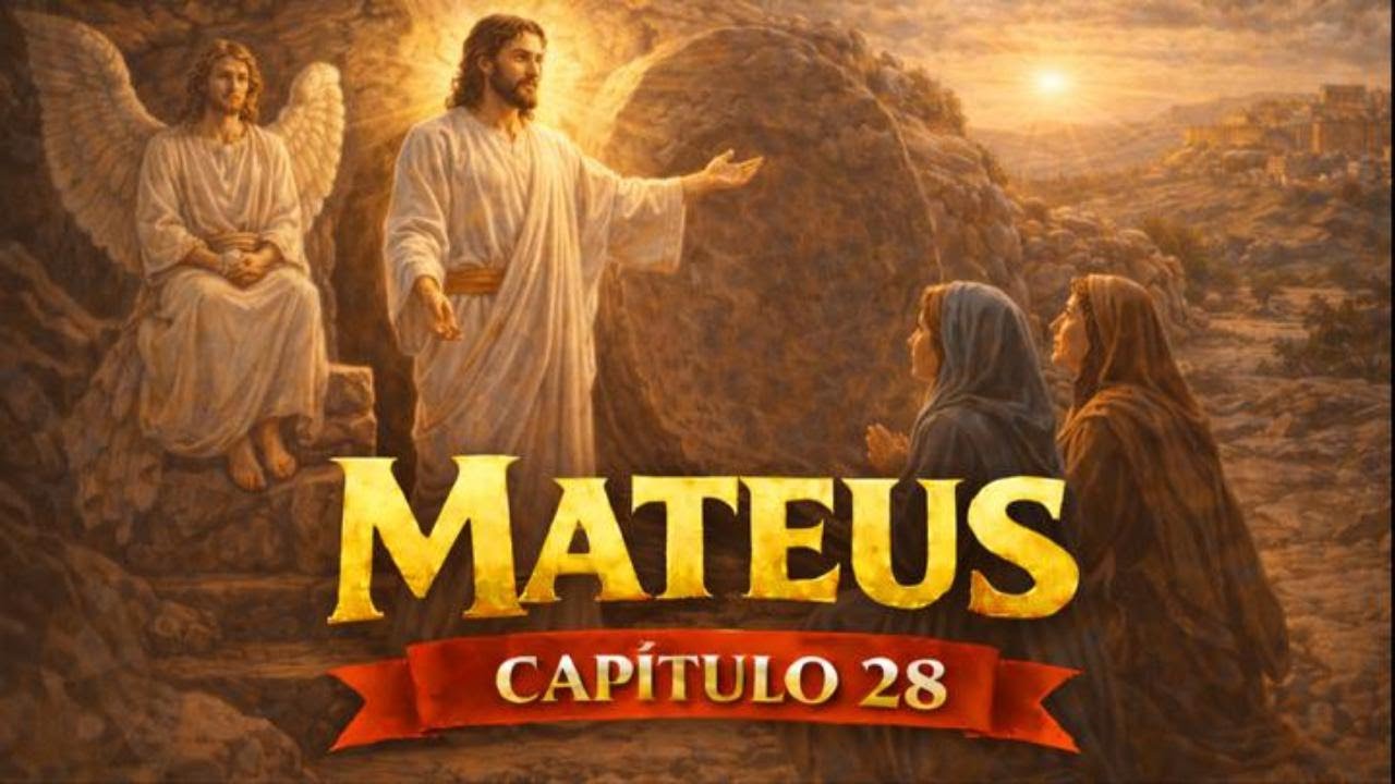 narração do livro de mateus capítulo 28 explicativo