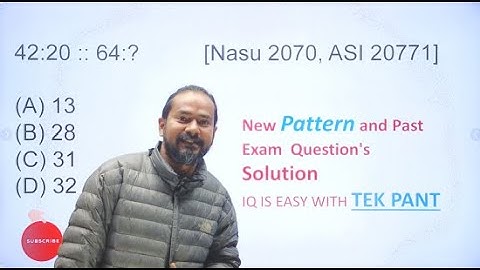 Number Analogy Exam Questions and New Pattern | IQ tricks by Tek Pant