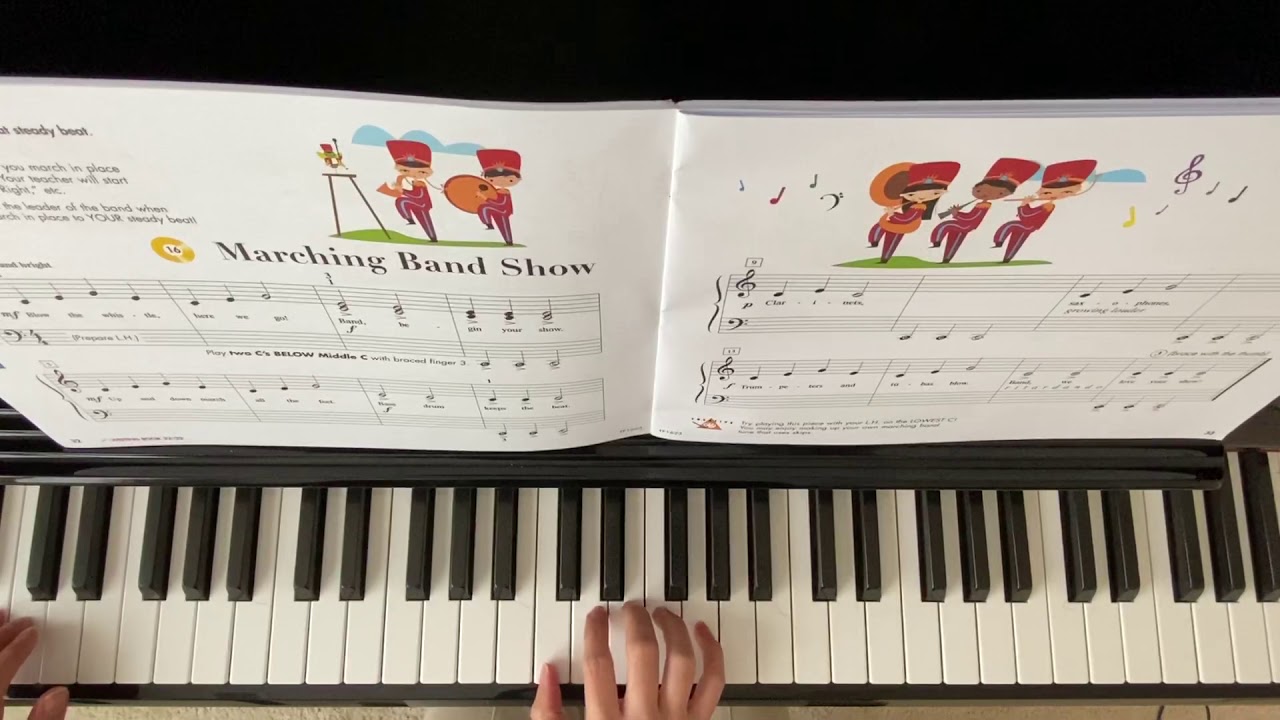 Marching Band Show” My First Piano Adventure Lesson Book C YouTube