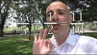 CÓMO RESOLVER ECUACIONES DE PRIMER GRADO CON FRACCIONES o denominadores CÓMO RESOLVER ECUACIONES DE PRIMER GRADO CON FRACCIONES o denominadores