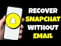 How To Recover Snapchat Account Without Email And Phone Number - Snapchat Account Recovery (2023)