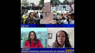 South Africa Anti Migrants group March N March leader Jacinta call on men to lead GBV and Fem*cide P