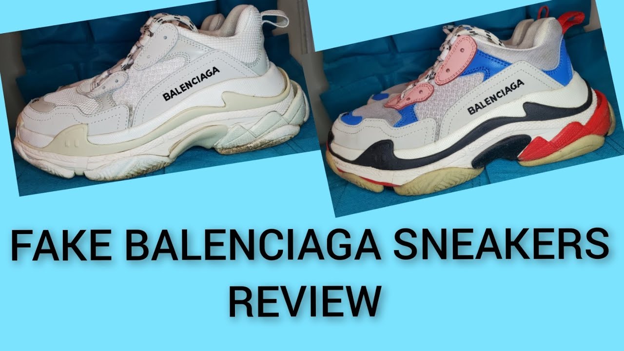 REPLICA TRIPLE S SNEAKERS REVIEW (6 MONTHS WEAR TEAR). MY ALIEXPRESS! - YouTube