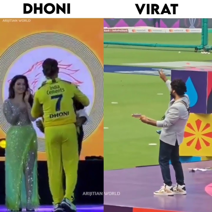 Arijit Singh touch Dhoni's feet & say ' love You Virat ' ❤️ Arijit Singh live World Cup video ❤️