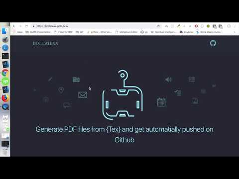 BotLatexx - Automatically generate PDF from Latex.