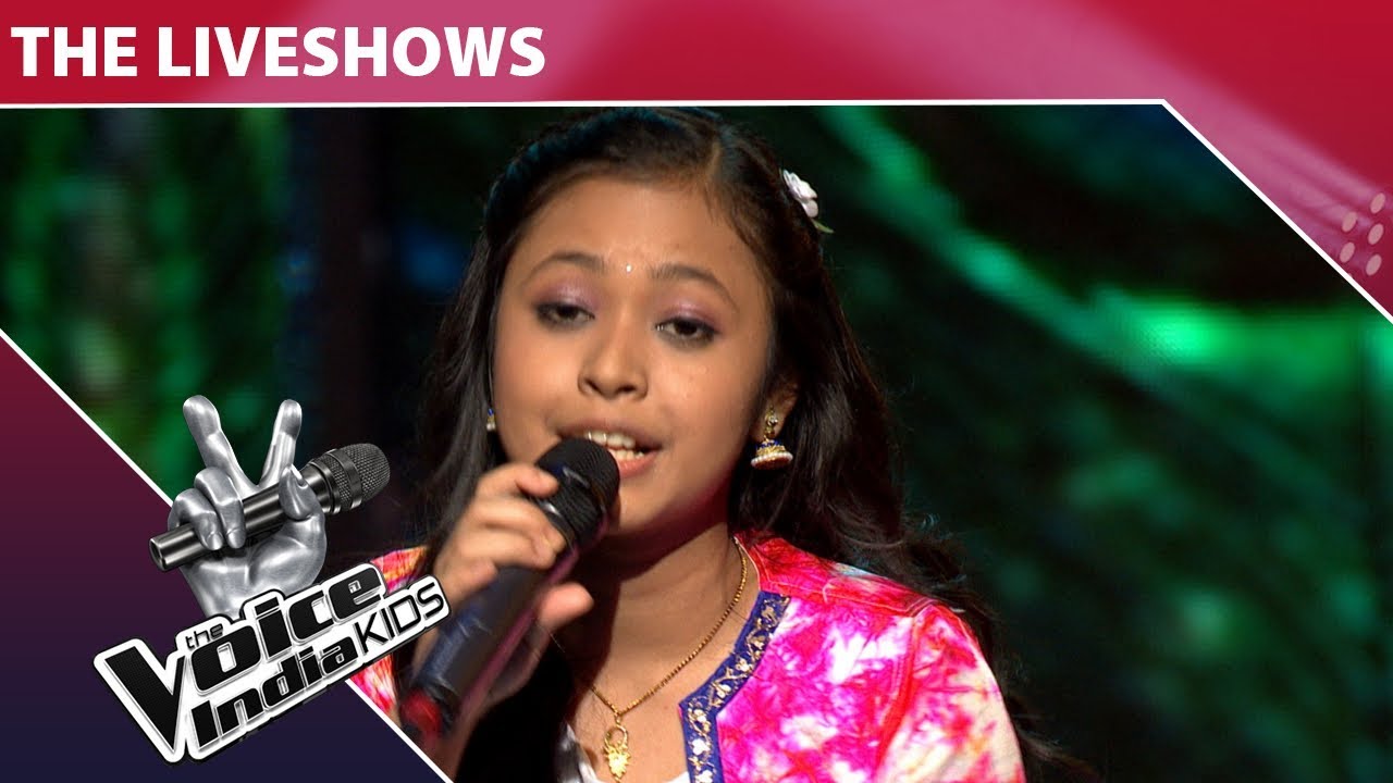 Neelanjana Ray Performs On Holi Aayi Re Kanhai  The Voice India Kids  Episode 32