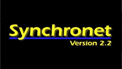 Synchronet MS-DOS graphical "demo" from 1995