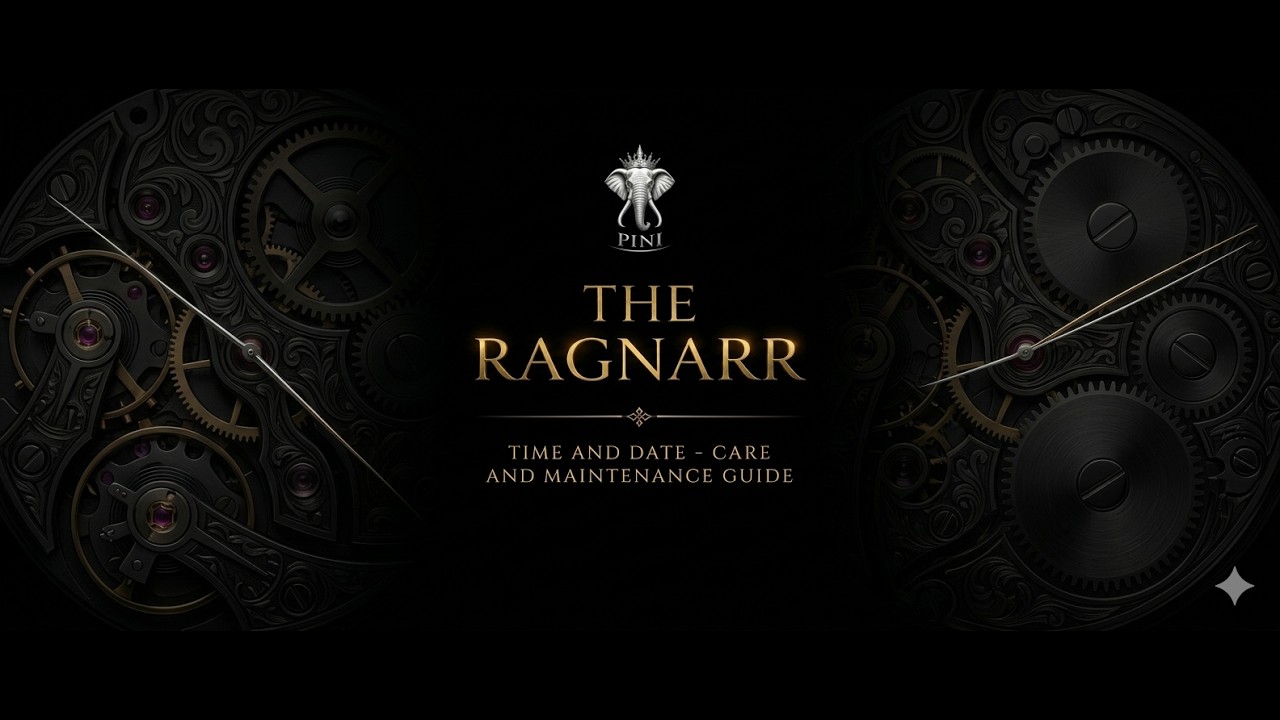 The Ragnarr Watch, Time and Date function - Care and Maintenance