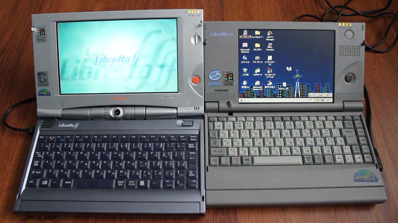 Toshiba Libretto ff1100 VS Libretto 60CT : Startup race