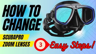 How to Change ScubaPro Zoom & Zoom Evo Lenses #scubapro #snorkel #scubadiving  #diving #scuba #howto