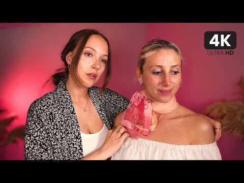 ASMR Perfectionist Scarf Adjustments ✨ Soft Spoken Perfumier Consultation