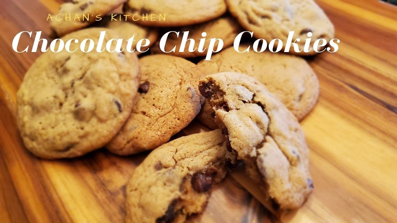 Easy Chewy Homemade Chocolate Chip Cookies / 超簡単手作りチョコレートチップクッキーレシピ